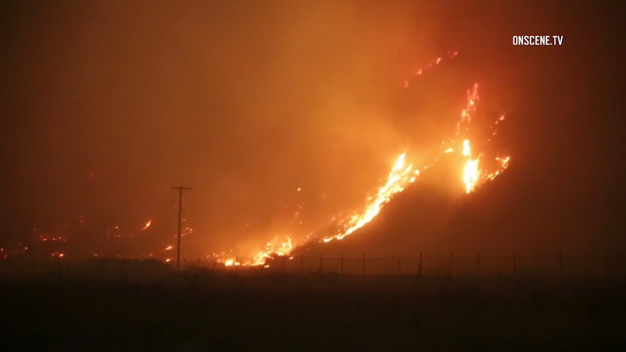 Sylmar Kagel Canyon Brush Fire