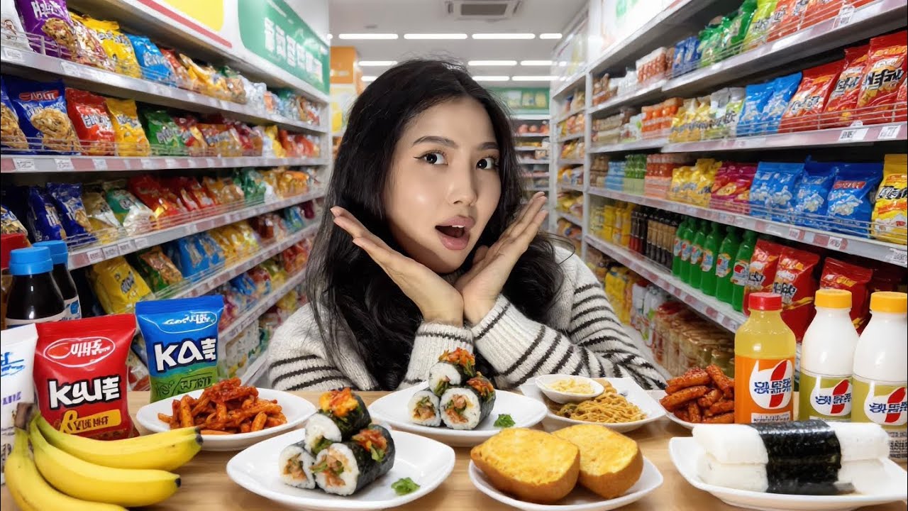 24 САҒАТ МАГАЗИНДЕ ТАМАҚТАНДЫМ 🤯😱 КОРЕЙСКИЙ МАГАЗИН🇰🇷 @Ibraikhanovy 