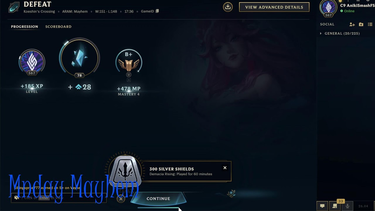 Monday Mayhem ARAM Mayhem Stream