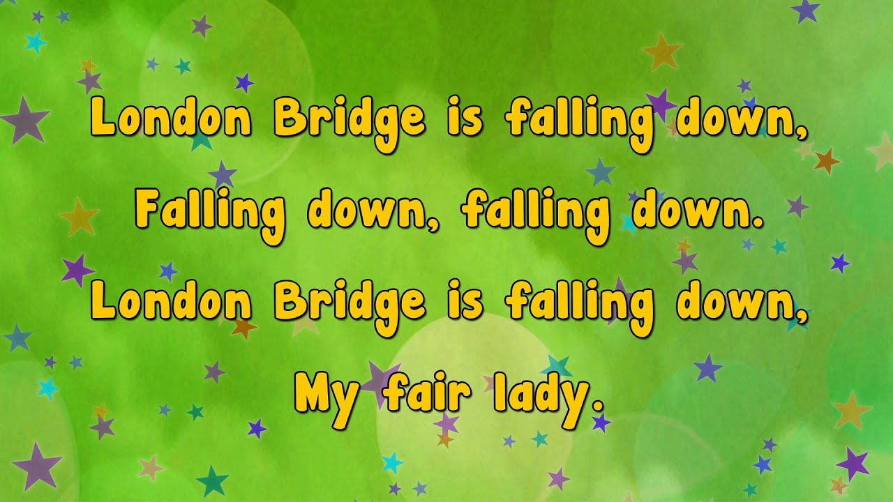 Karaoke - London Bridge is Falling Down | Karaoke Rhymes
