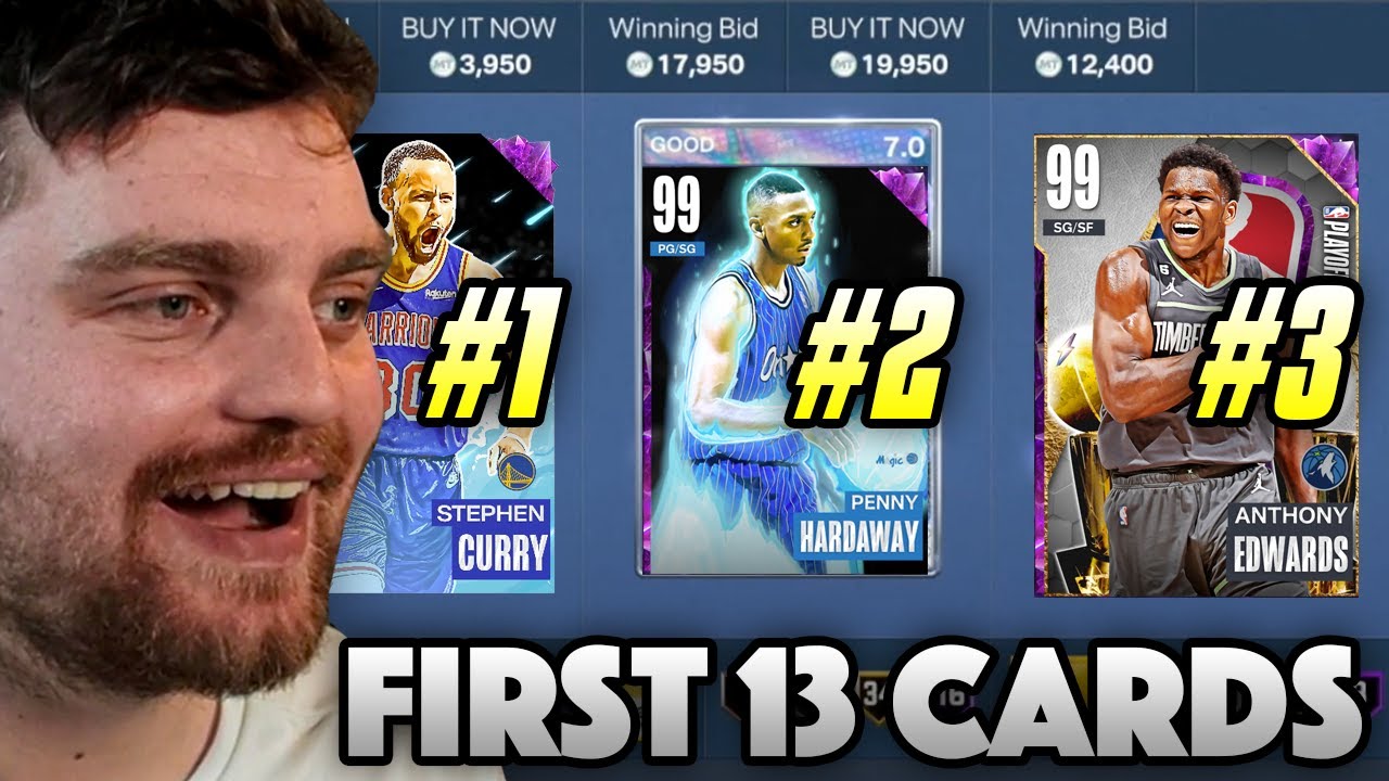 I Used the FIRST 13 Cards on The Auction House in NBA 2k23 MyTEAM!!