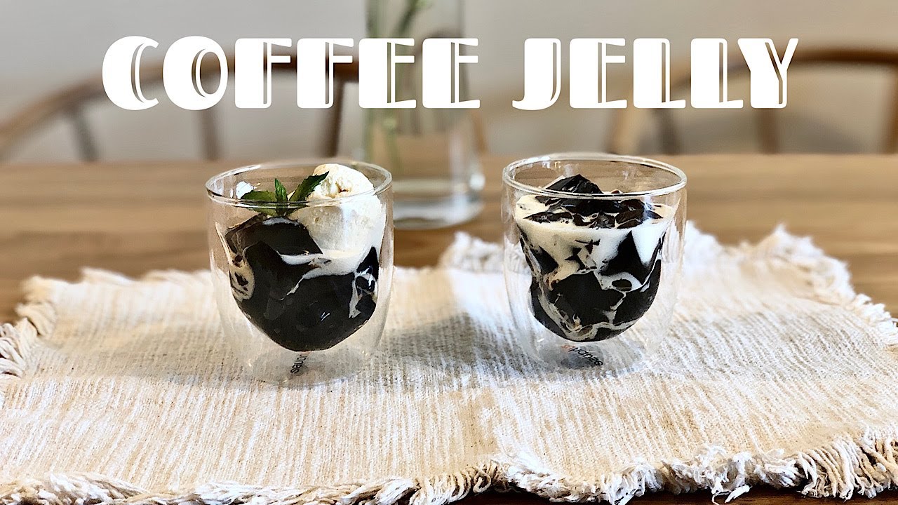 How to make simple coffee jelly - Japanese Home Cooking