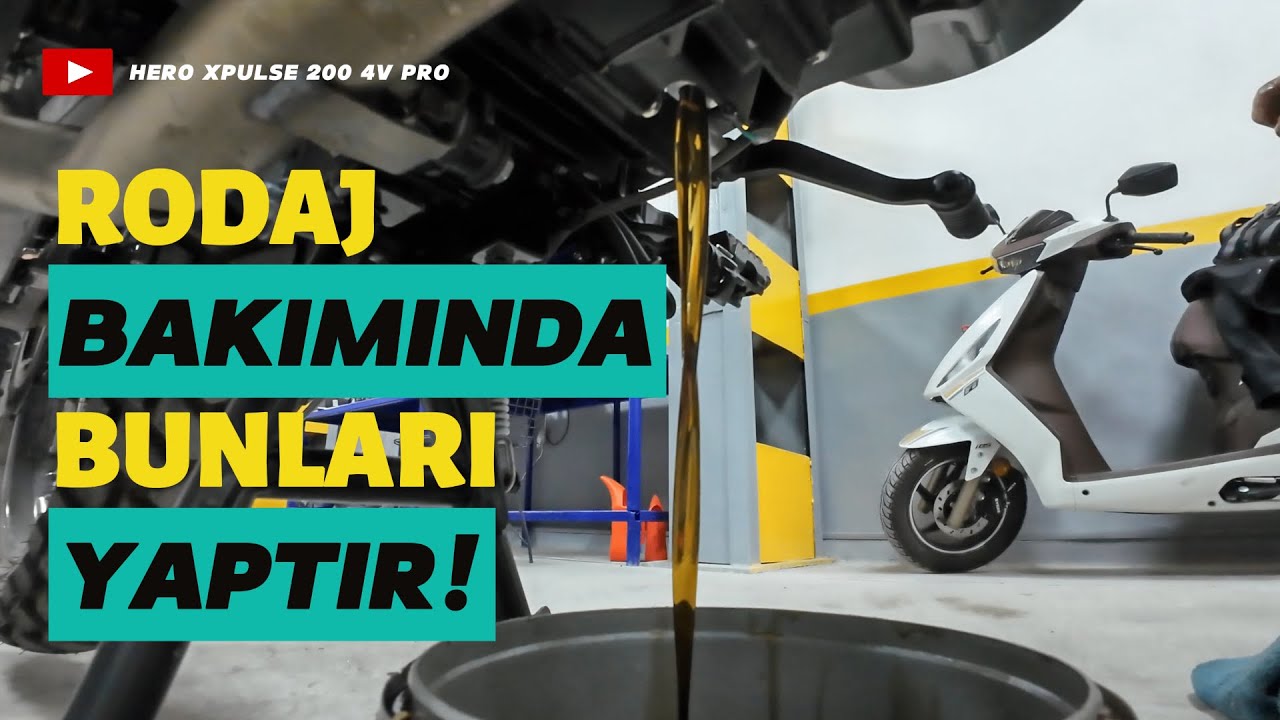 HERO XPULSE 200 4V PRO BAKIMINDA NELER YAPILMALI | Motosiklet Rodaj Bakımı | HERO XPULSE BAKIMI