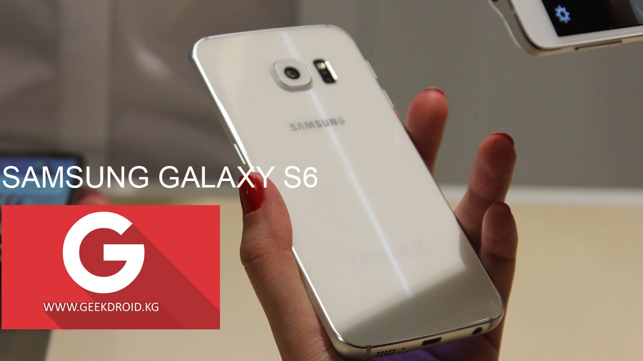 Первый взгляд на новенький Samsung GALAXY S6.