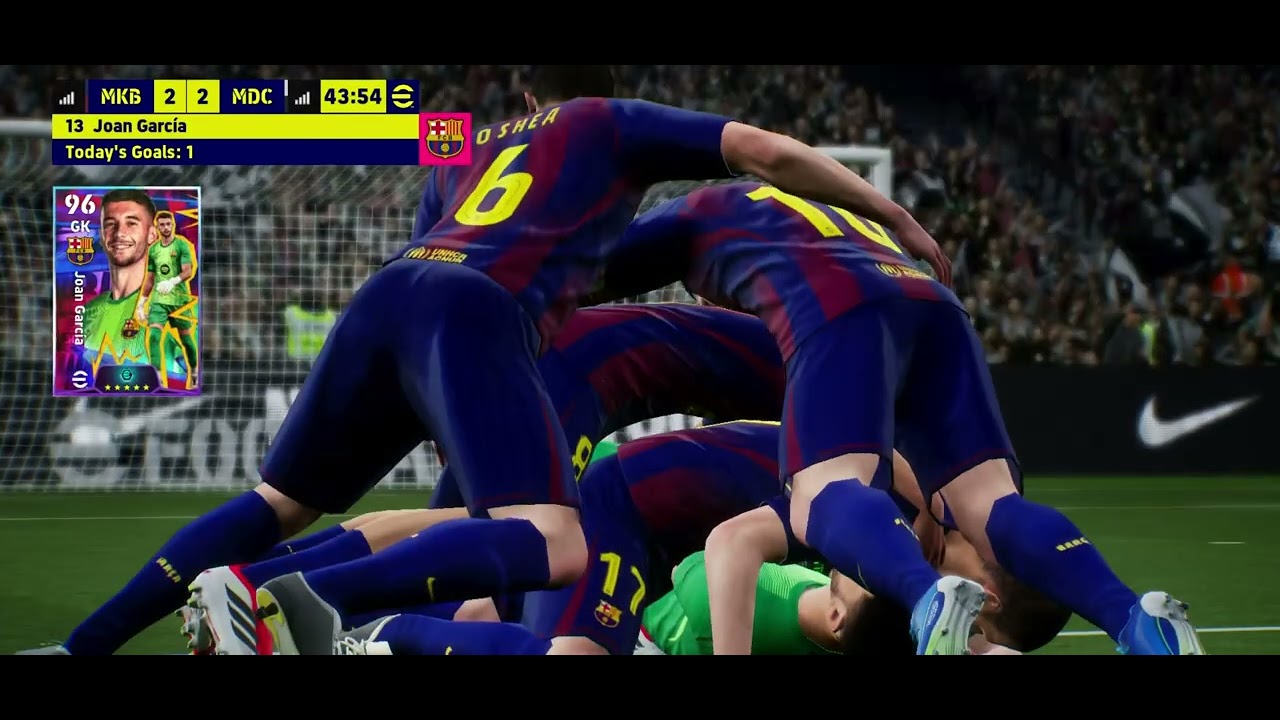⚽️🏟️🔥😱💯FC Barcelona VS Real Madrid in efootball #10mkbfootball #efootball #longvideo #sports 