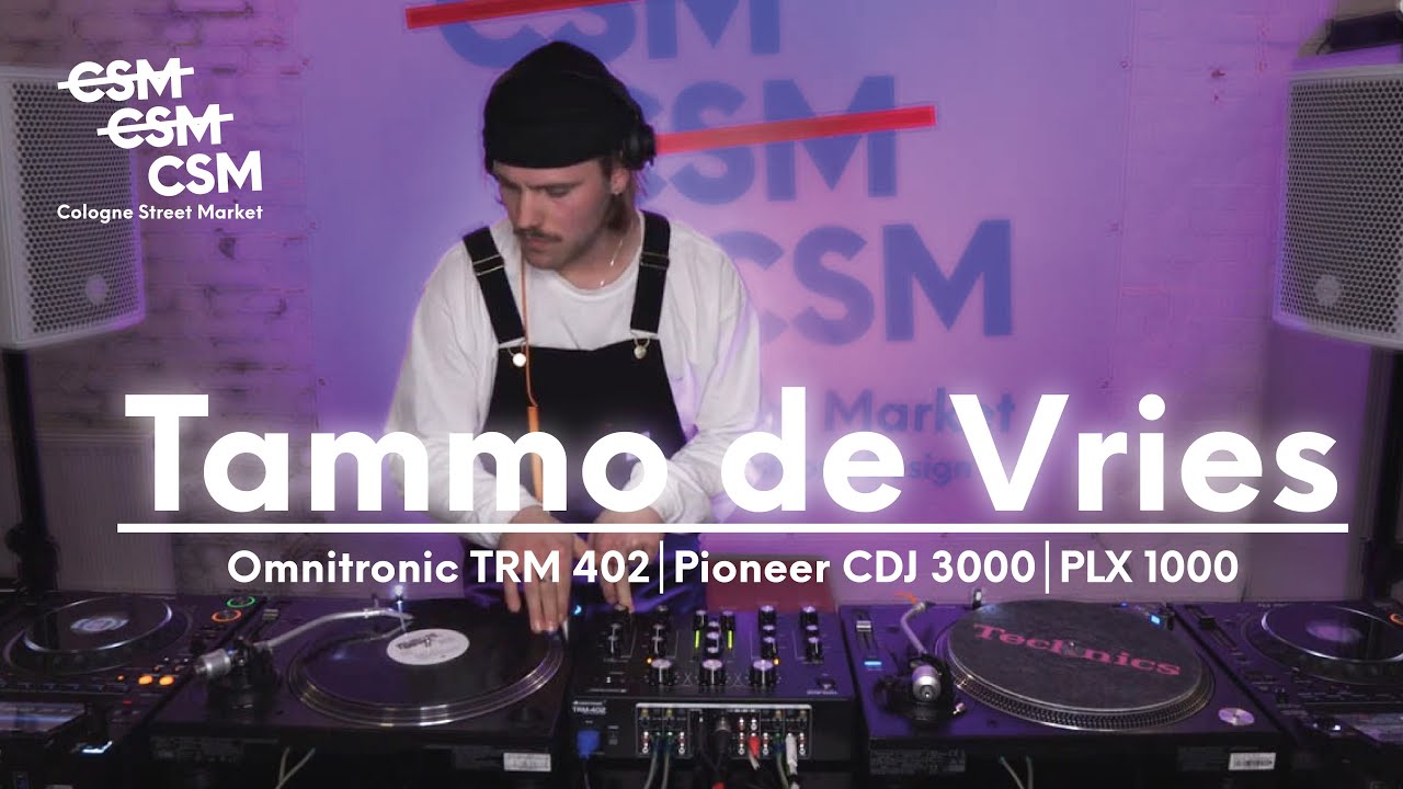 Tammo de Vries für CSM | Classic House DJ Set | Omnitronic TRM 402, Pioneer CDJ 3000 & PLX 1000