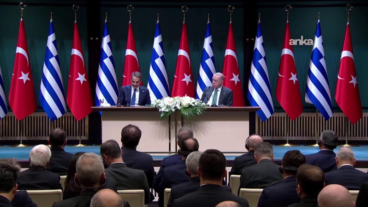 Cumhurbaşkanı Erdoğan, Yunanistan Başbakanı Kiryakos Miçotakis ile açıklama yapıyor #Canlı