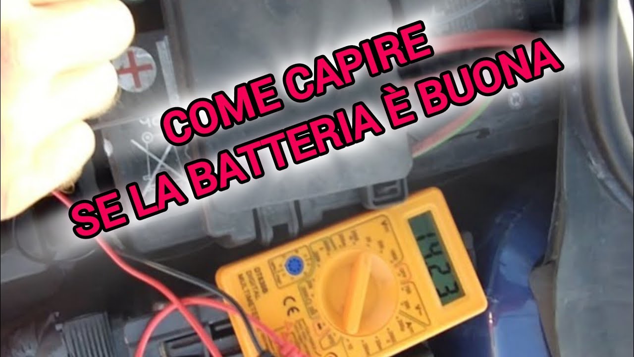 Come capire se la batteria &egrave; buona e se l'alternatore funziona correttamente
