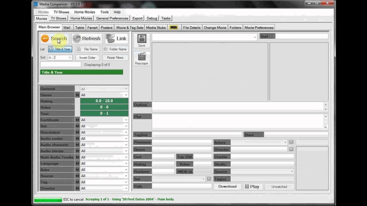 Media Companion setup for Automated Media Center