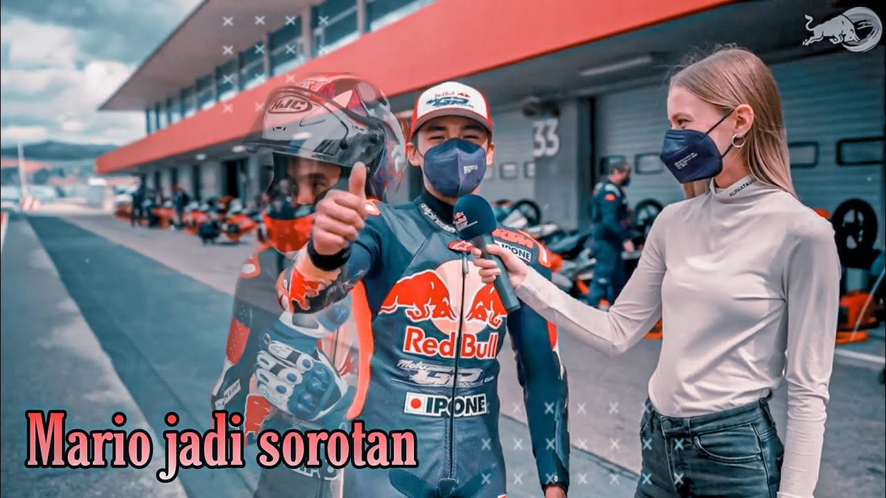 Mario Aji P2 akumulasi test pramusim Redbull Rookies Cup 2021 Portimao