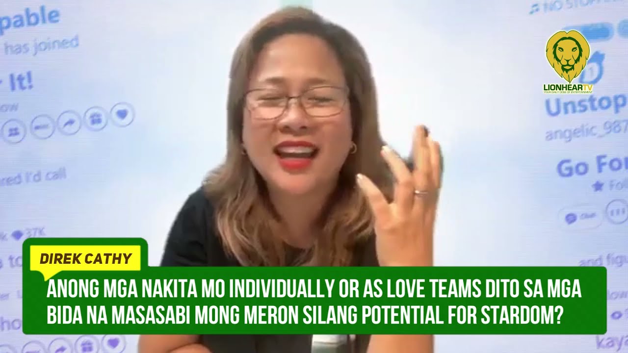 Direk Cathy Garcia Molina commends the professionalism of KaoMiah, Daniela-Anthony
