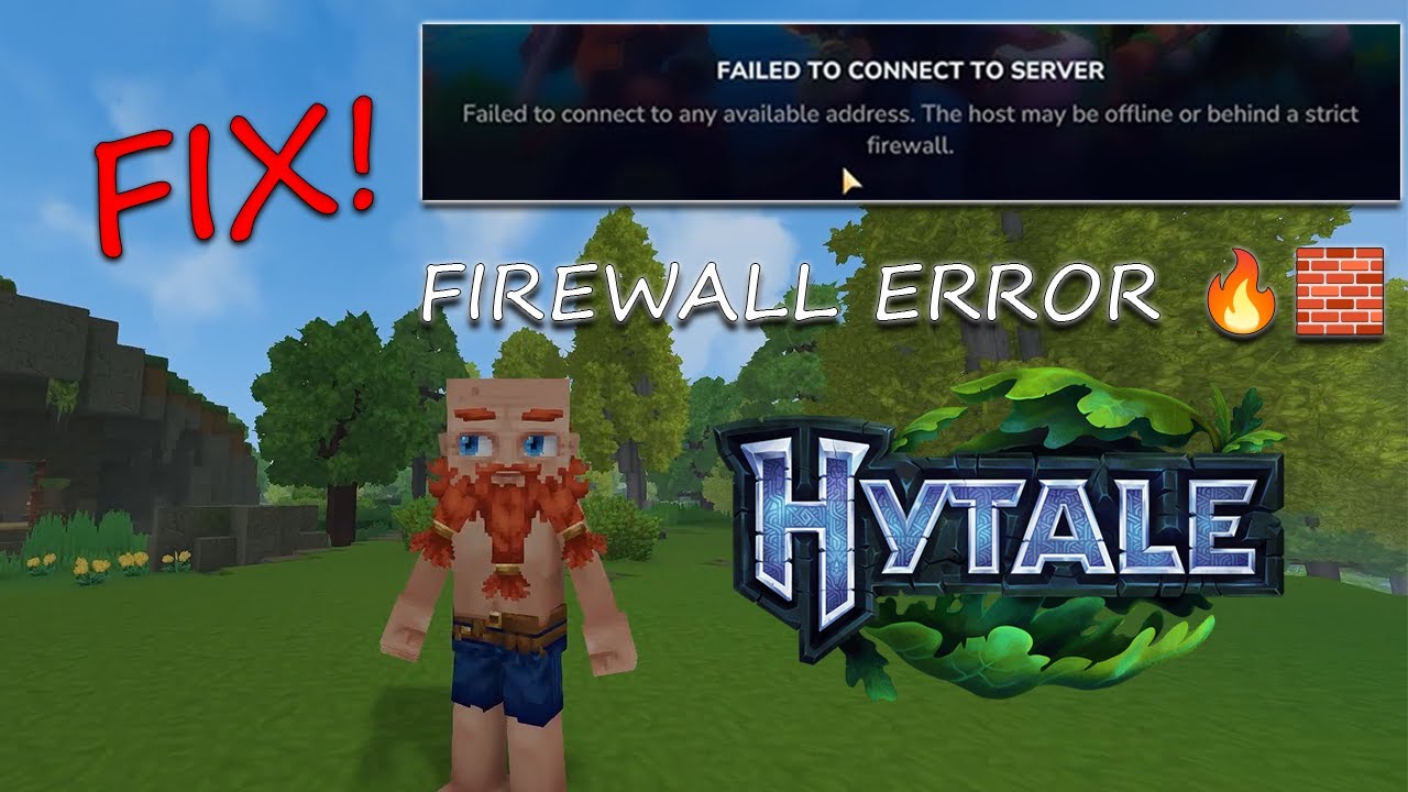How I Fixed My Firewall Error in Under 5 Minutes | Hytale