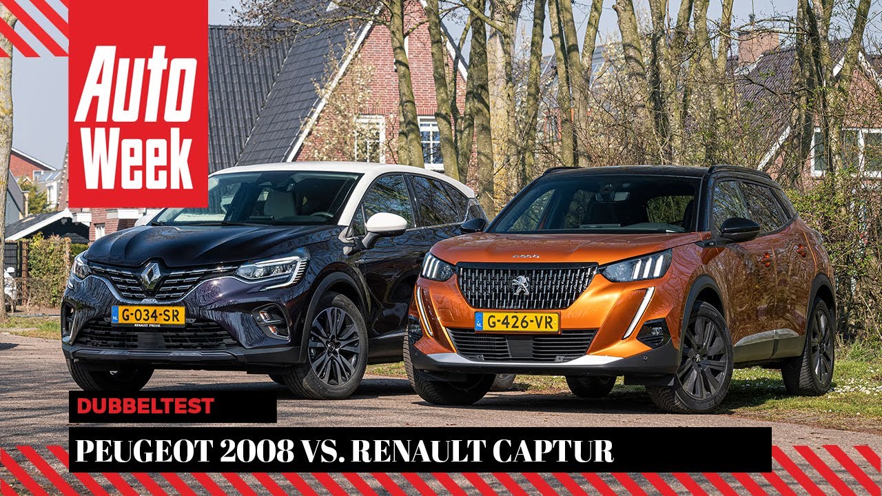 Peugeot 2008 vs. Renault Captur - AutoWeek Dubbeltest - English subtitles