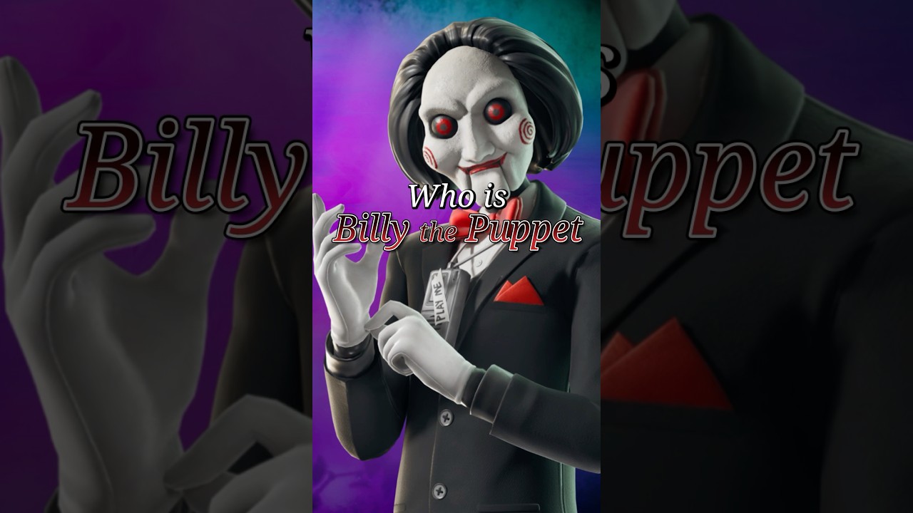 Who is Billy the Puppet #fortnite #saw #gaming #shorts #halloween