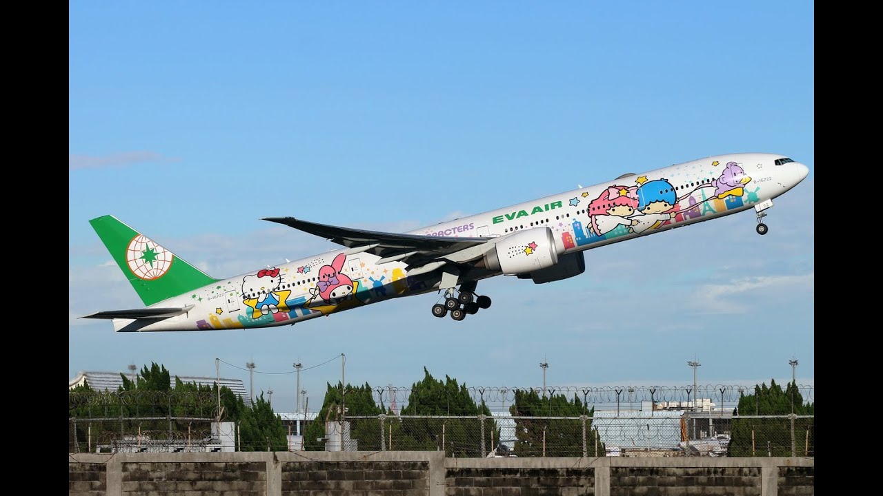 [Flight Report] 長榮航空 EVA AIR TPE-HKG BR-867 B-16722 Boeing 777-300ER Takeoff and Landing