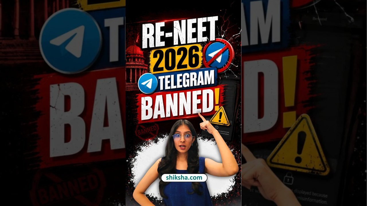 Re NEET Telegram Ban! Re NEET Admit Card 2026, Re NEET Postponed, ReNEET Paper Leak #nta #neet2026