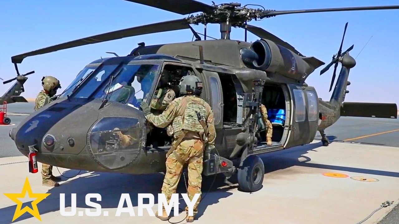 U.S. Army UH-60 Black Hawk Gunnery in Kuwait