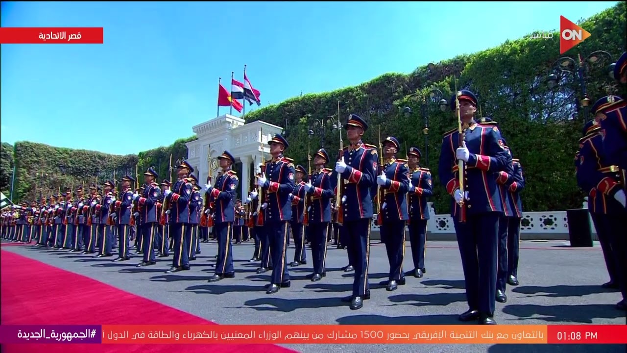 الرئيس السيسي يستقبل رئيس جمهورية فيتنام الاشتراكية بقصر الاتحادية