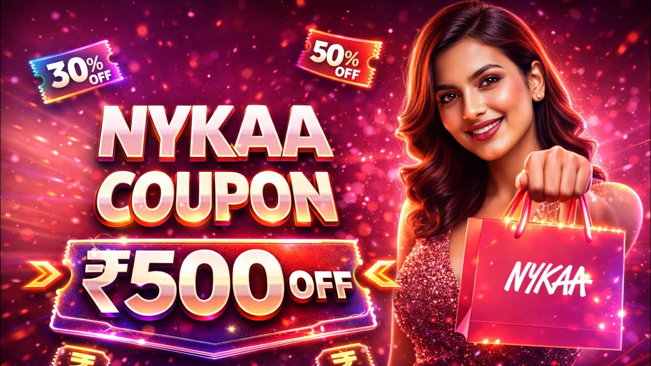 💄 NYKAA COUPON CODE TODAY ✨ | Flat ₹100–₹1000 OFF 💸 | Latest Working Nykaa Offers 2026 🛍️