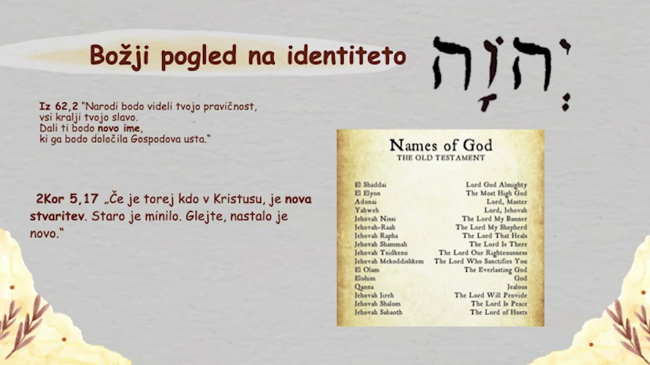 Izgradi svoj klic v Kristusu - Identiteta - Erik Čižič