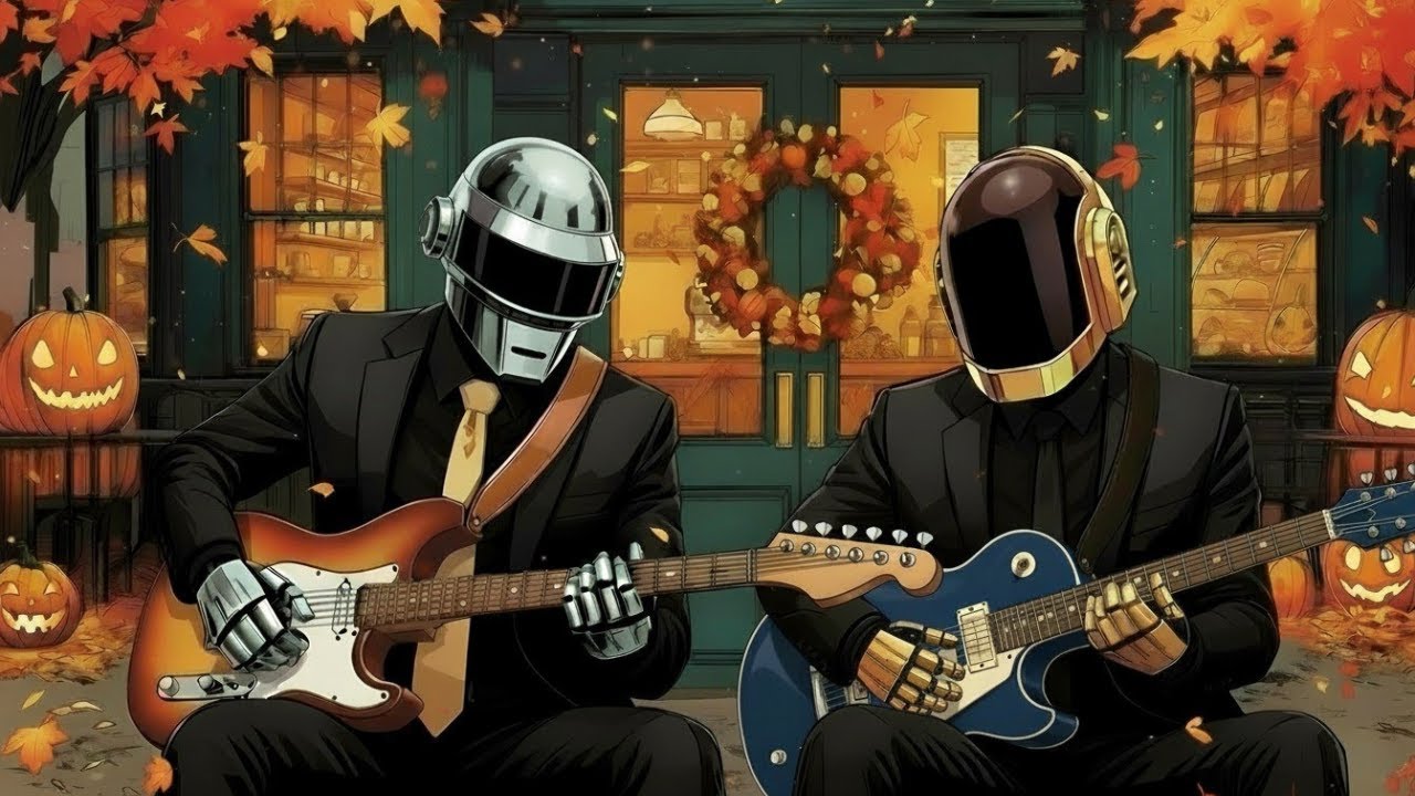 Daft Punk Autumn Mirage Vibes 🎃🤖 | Smooth R&B, Chill Funk, Neo Soul Playlist