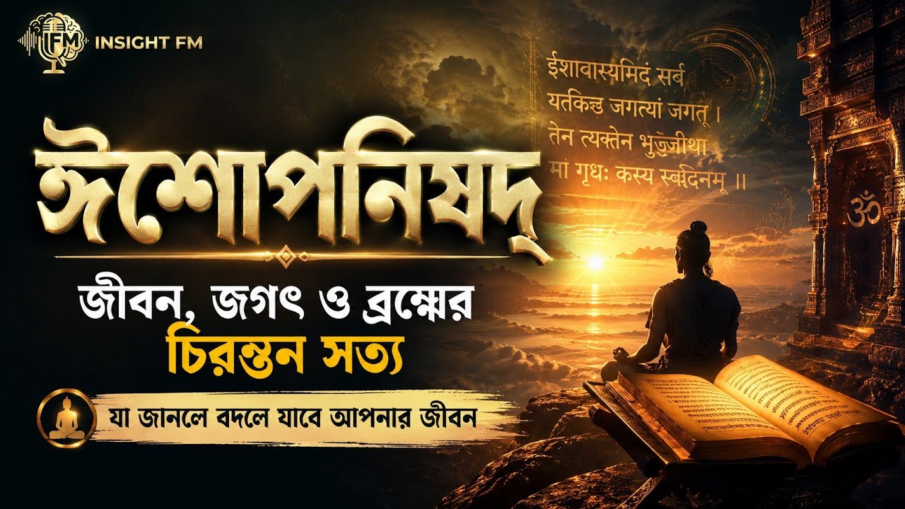 ঈশ উপনিষদ | সবকিছুর মধ্যে এক চেতনা | Insight FM