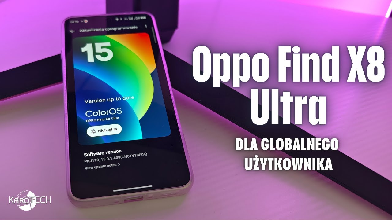 Oppo Find X8 Ultra (ColorOS) - ustawienia dla globalnego użytkownika