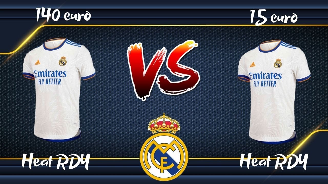 Unboxing + comparatif Maillot Real Madrid Adidas 21-22 Player Issue Heat RDY Vrai v Fake
