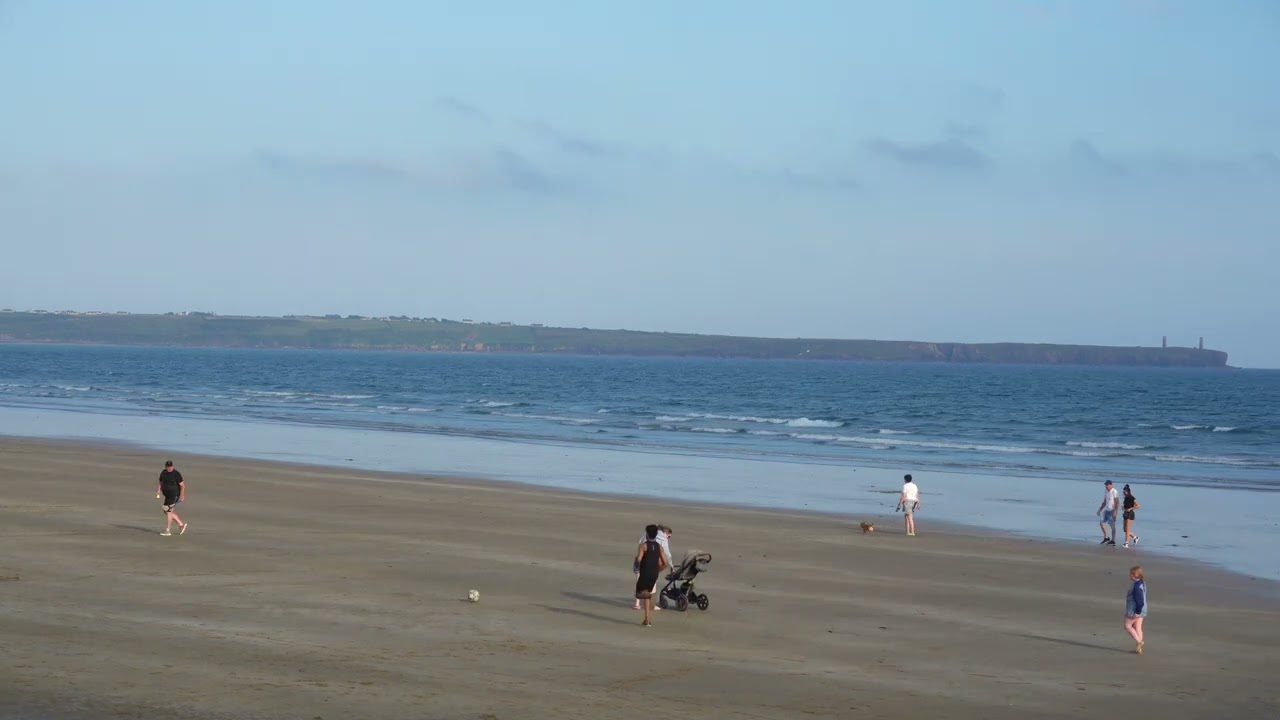 Afternoon on Tramore Beach Ireland Sony Alpha a6400 4K Lofi chill lounge music