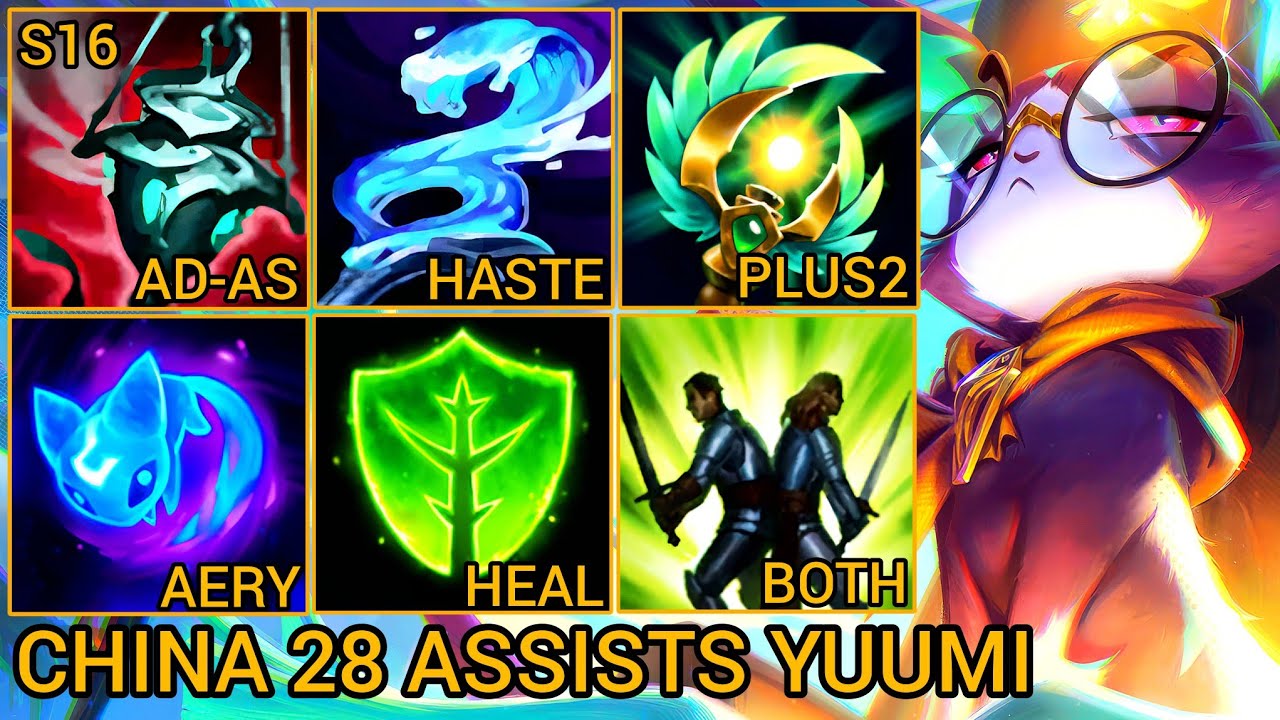 Challenger Yuumi 4/4/23 - China Server Wild Rift High Elo Tier Builds & Runes