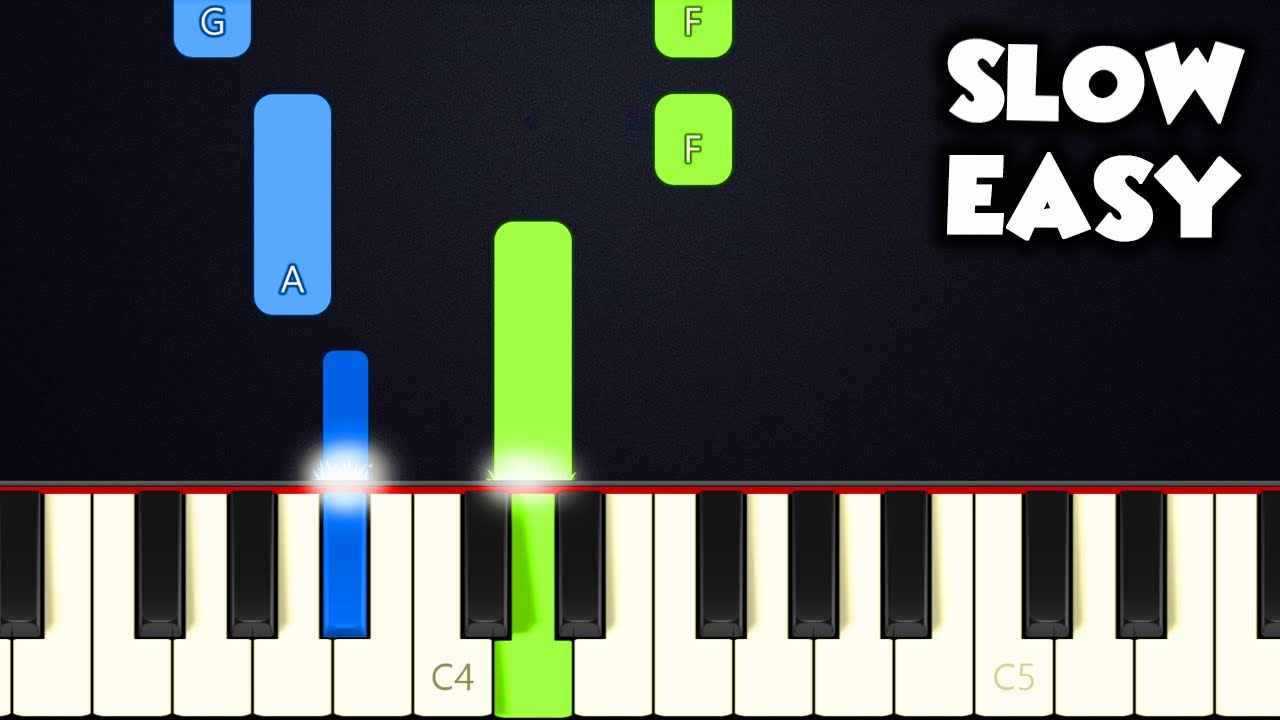 How Great Thou Art | SLOW EASY PIANO TUTORIAL + SHEET MUSIC by Betacustic