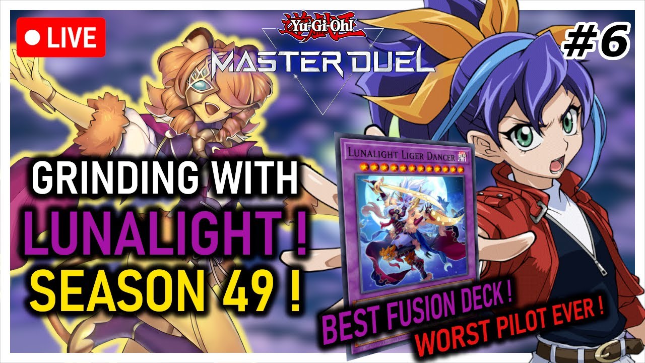 Trying out Lunalight Ranked Mode Season  49 ! | Part 6 (Yu-Gi-Oh Master Duel)