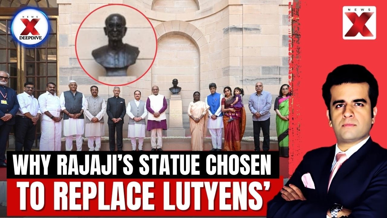 Rajaji Bust Replaces Lutyens’ | Behind Statue Shift At Rashtrapati Bhavan | NewsX Deepdive