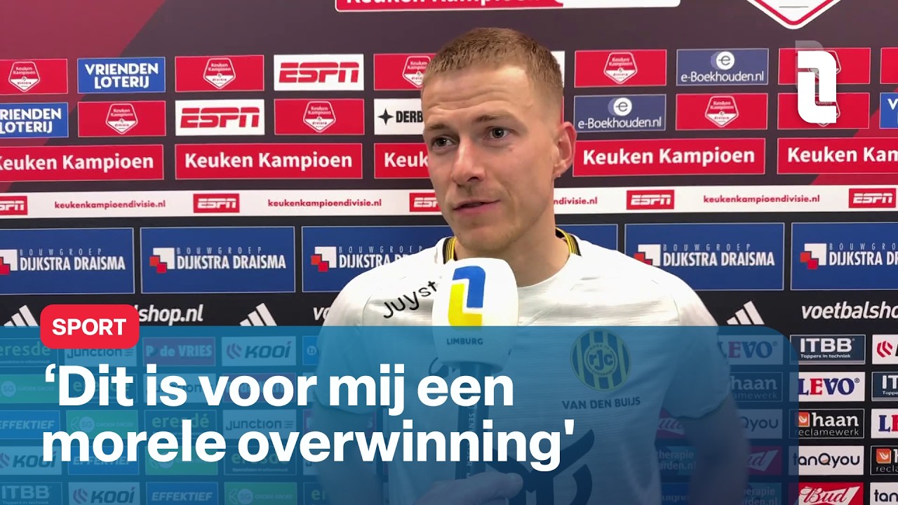 Van den Buijs is terug bij Roda JC: 'Leuk gevoel om weer te spelen' | L1 Nieuws