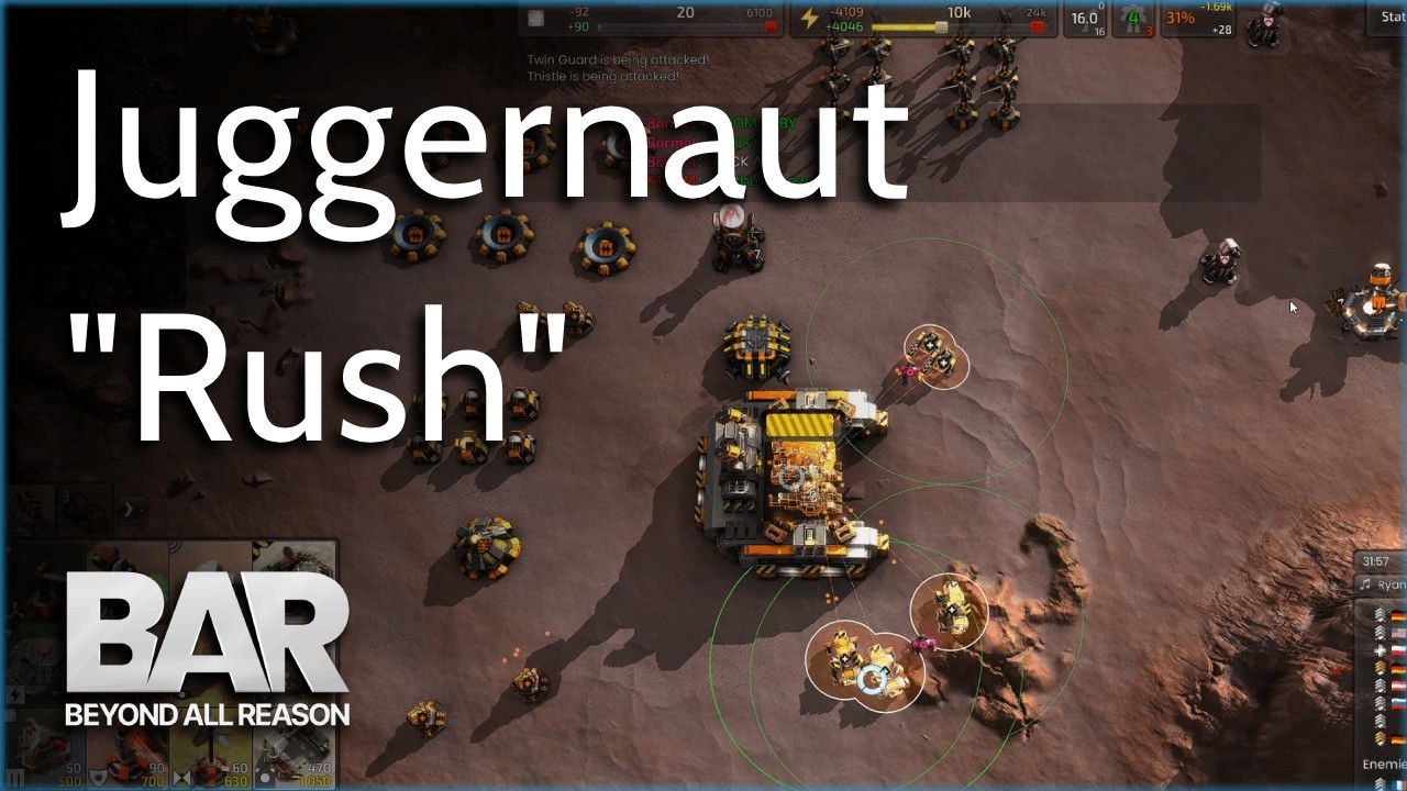 Juggernaut With No Income - Beyond All Reason Gameplay #197