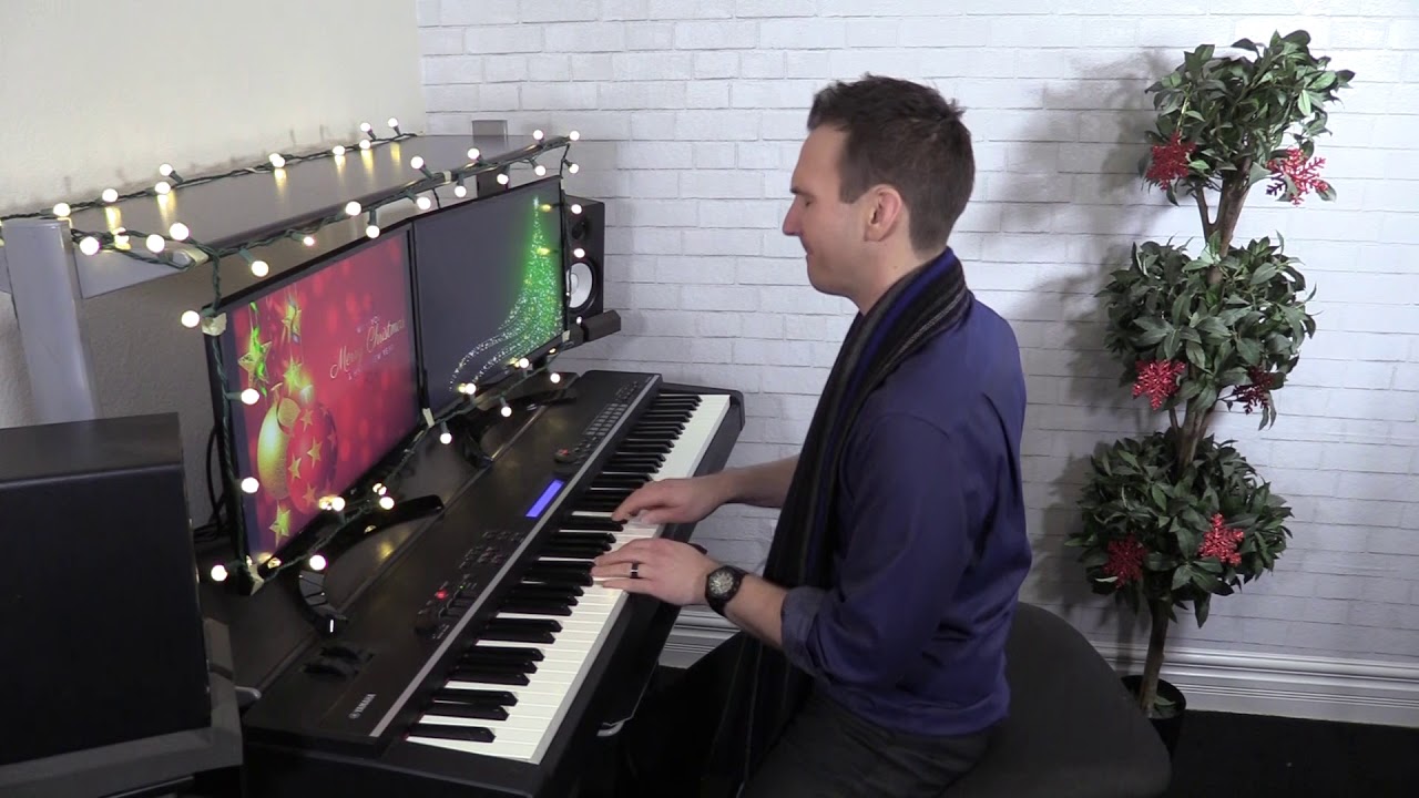 Silent Night - New Orleans Blues Rhumba Piano!  By Jonny May
