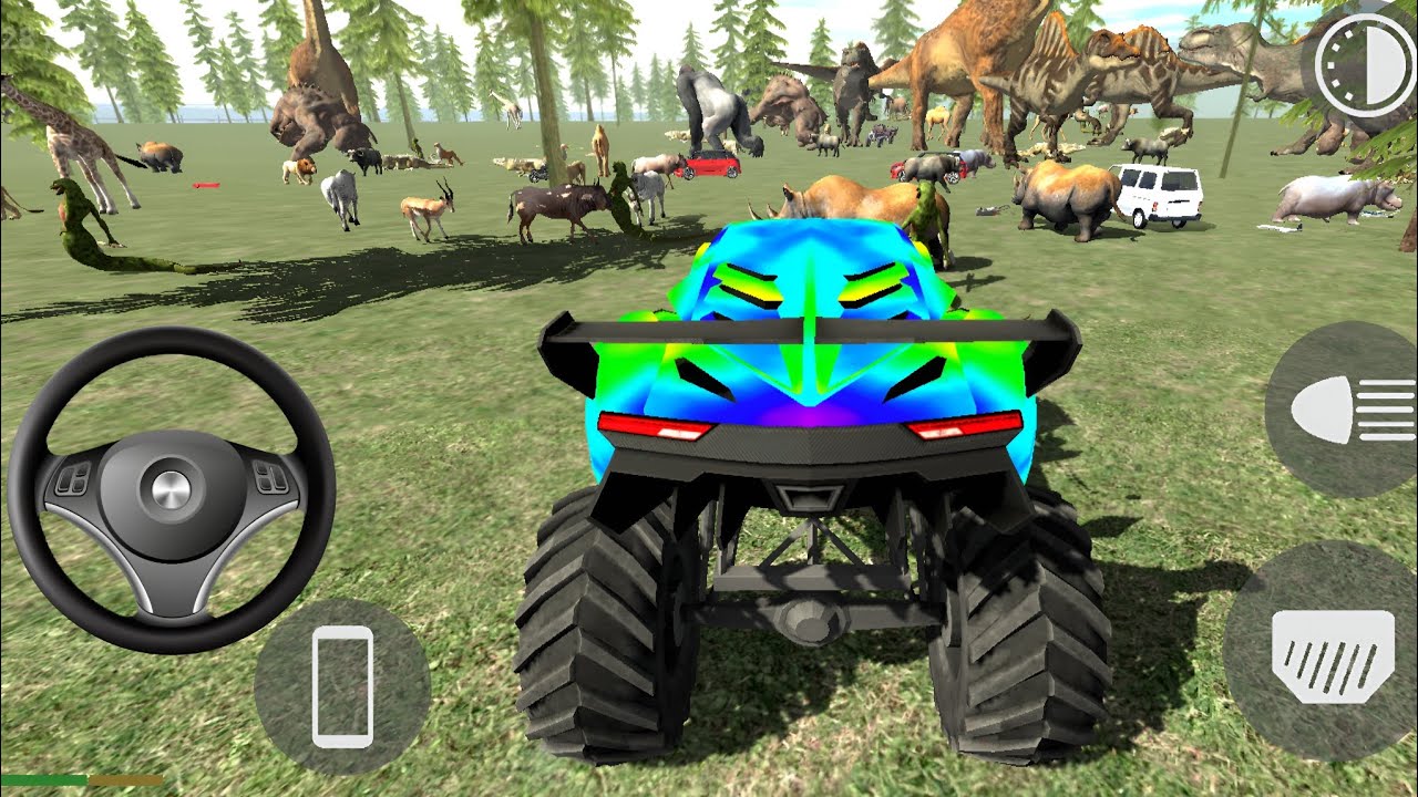 Monster Truck vs Police Chase 💥 | Extreme Jungle Ramp Stunts 🚀 Android Gameplay 🎮