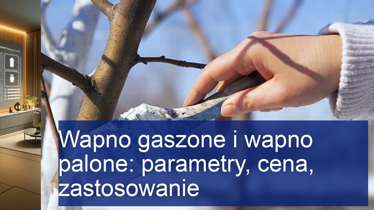 Wapno gaszone i wapno palone: parametry, cena, zastosowanie