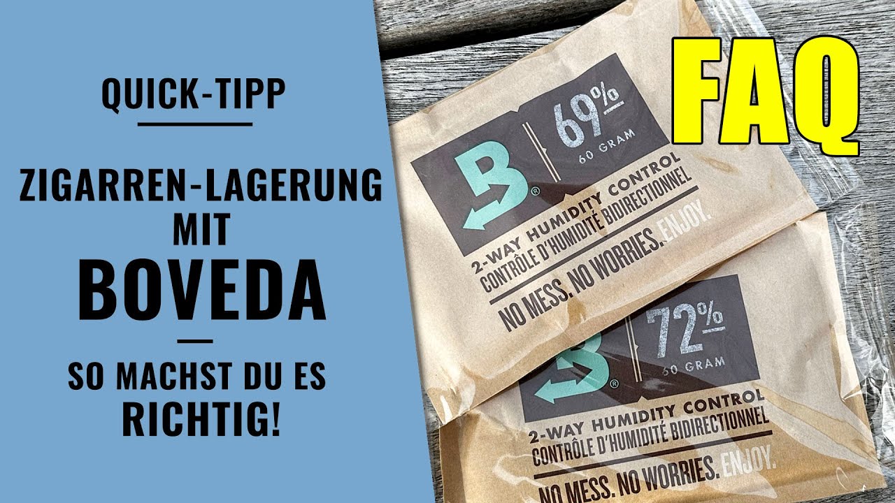 Boveda - Die 10 häufigsten Fragen zur optimalen Zigarrenlagerung | Quick Tipp | FAQ Zigarren Review