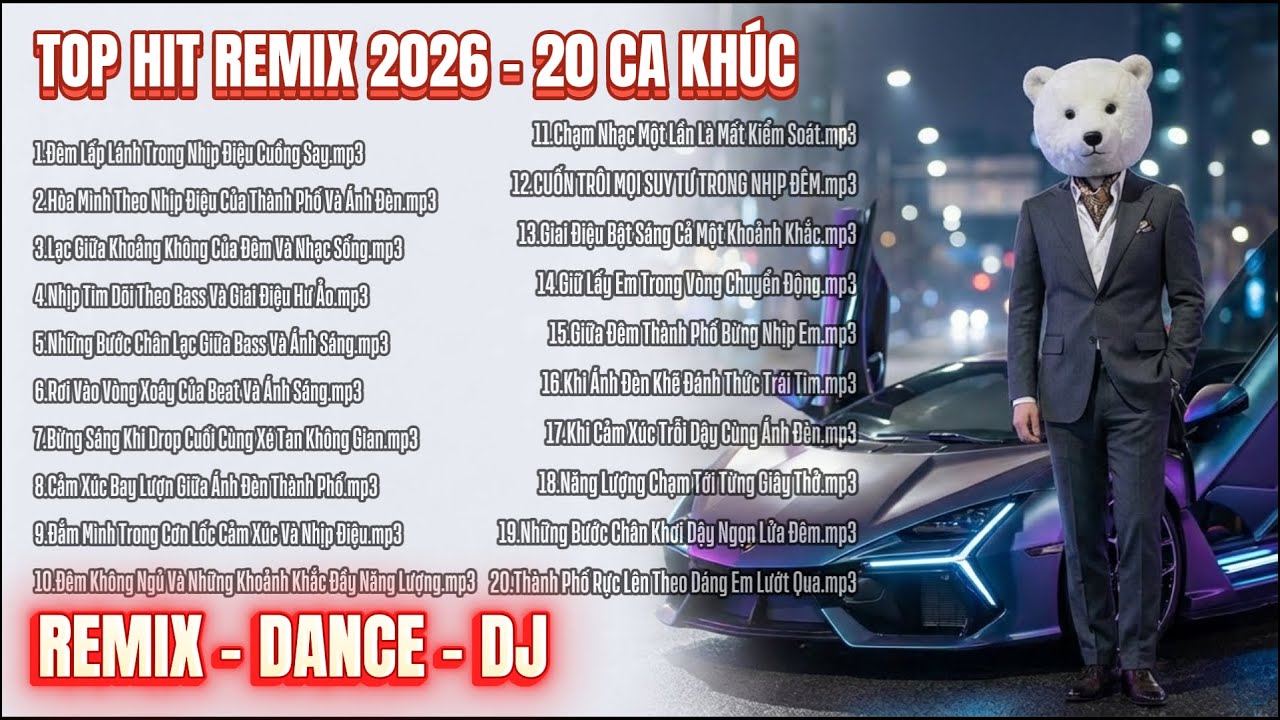 🔥 Top 20 Remix Triệu View YouTube & TikTok 2026 – Không Còn Em, Anh Vẫn Phải Mạnh Mẽ