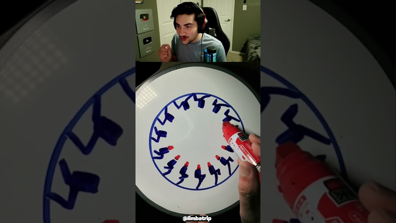 OPTICAL ILLUSION WITH SPINNING WHEEL #shorts