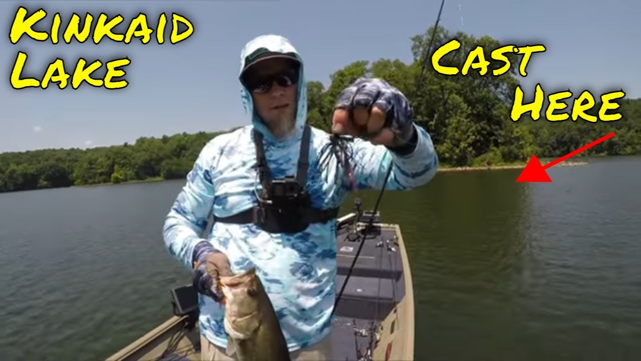 SUMMER JIGS On GRASS LINES Kinkaid Lake