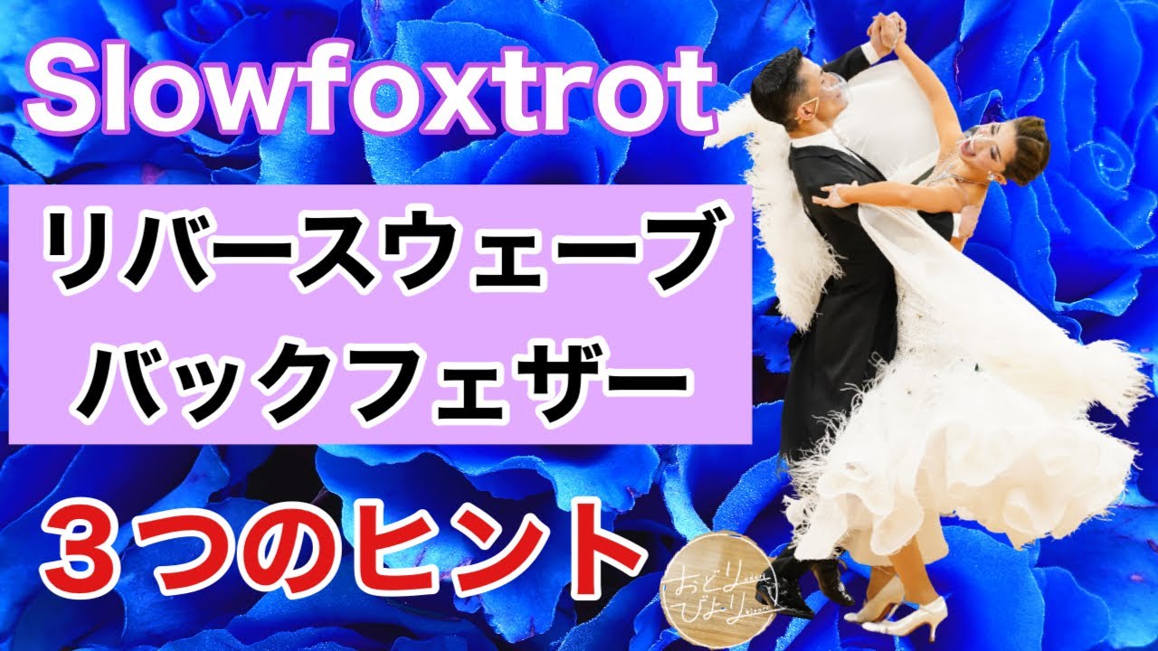 【極める！】リバースウェーブ＆バックフェザーを踊りこなすための３つのヒント【Slowfoxtrot】【社交ダンス】【のりみちch】