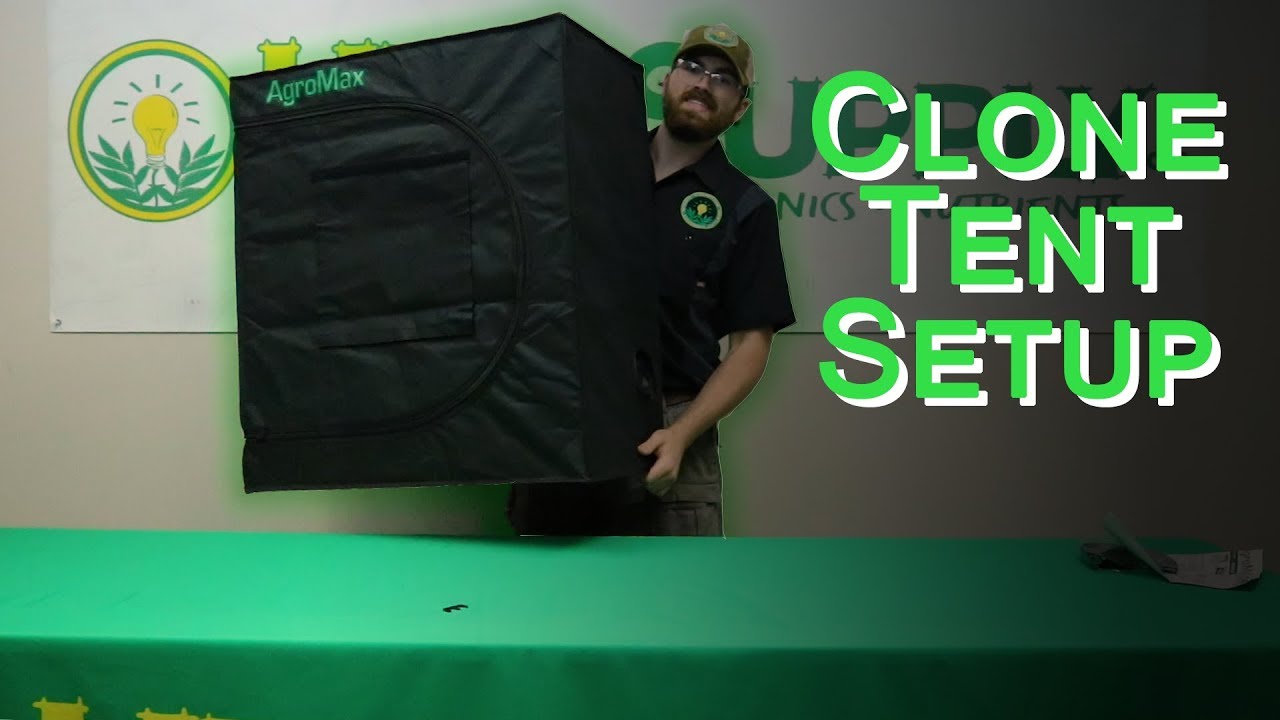 Grow Tent Setup Timelapse: AgroMax Clone Tent