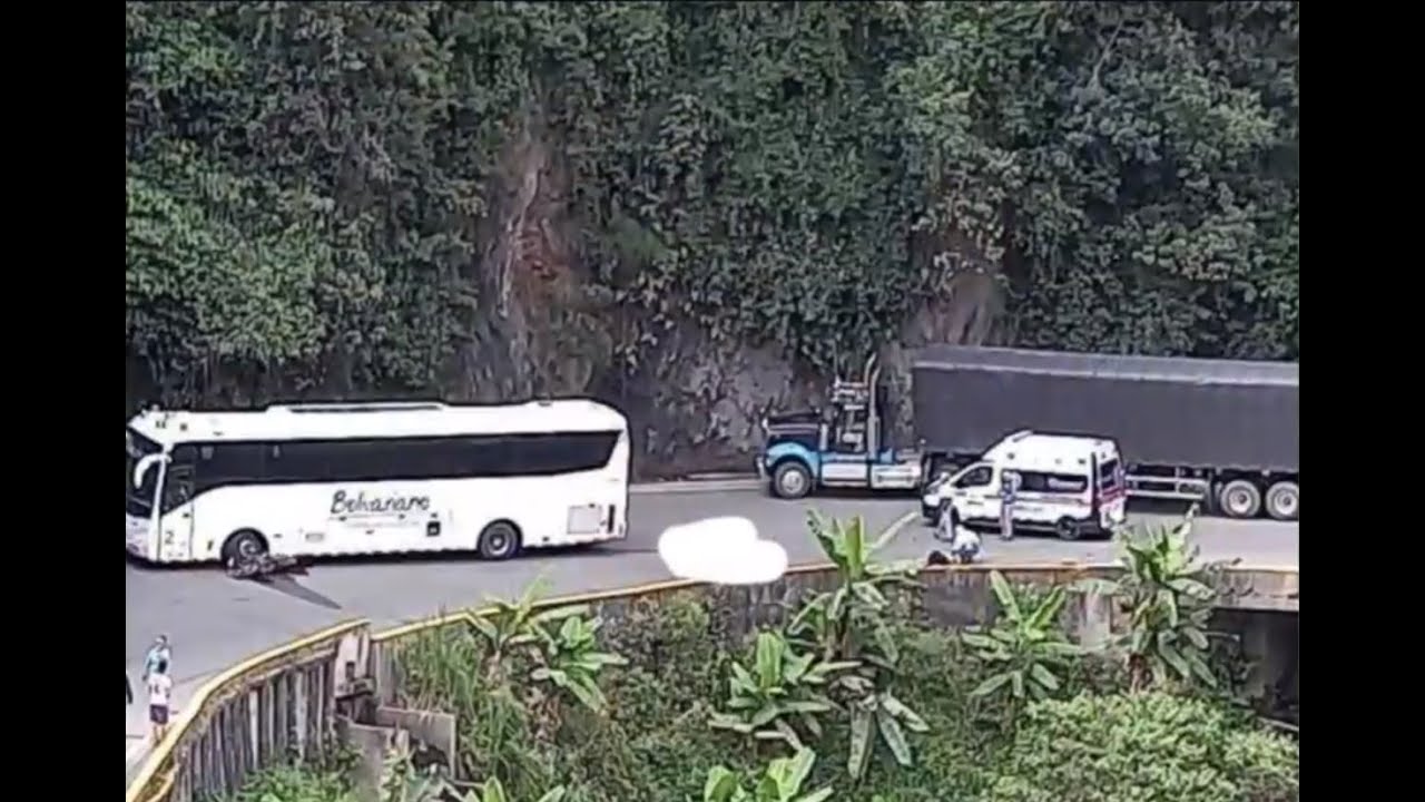 Accidente en la vía La Línea deja una pareja en moto muerta