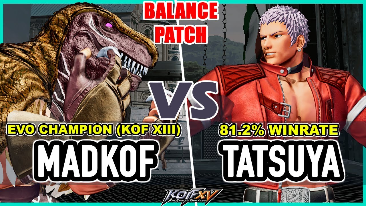 KOF XV 🔥 Madkof (Dinosaur/Ryo/Dolores) vs Tatsuya (Yashiro/K'/Terry)