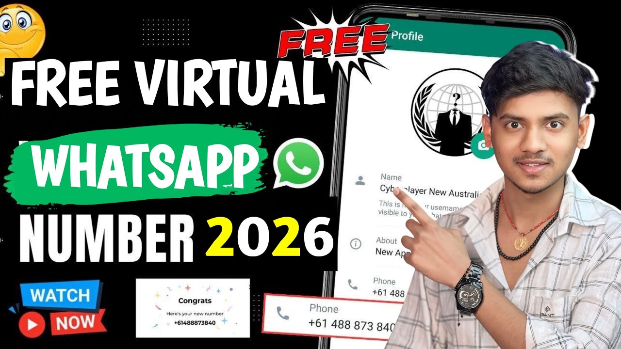 Fake Whatsapp Number !! Virtual Whatsapp Number Kaise Banaye How to Create Fake Whatsapp Number