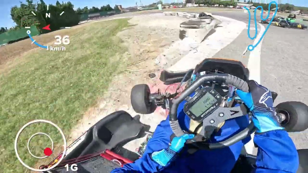 Karting Sallent CRASH at 50Kp/h