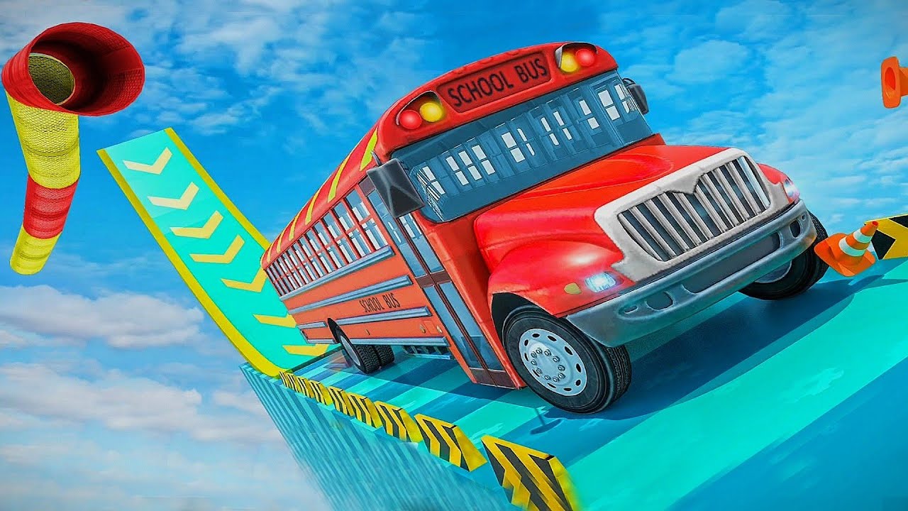 Impossible School Bus Stunt Driving Simulator 2021 -🔥Best Mega Bus Ramp Racing Game (Android, IOS)#2