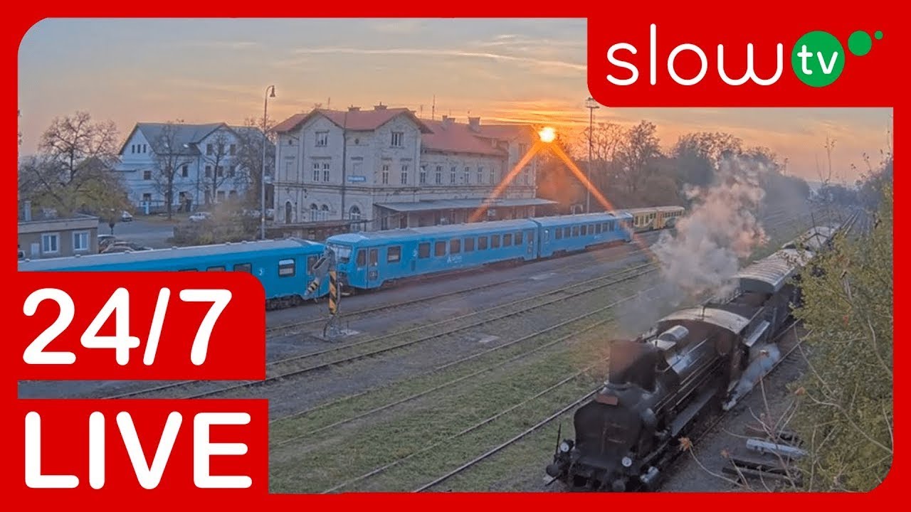 🔴 LIVE: Lužná u Rakovníka Train Station | 24/7 LIVE